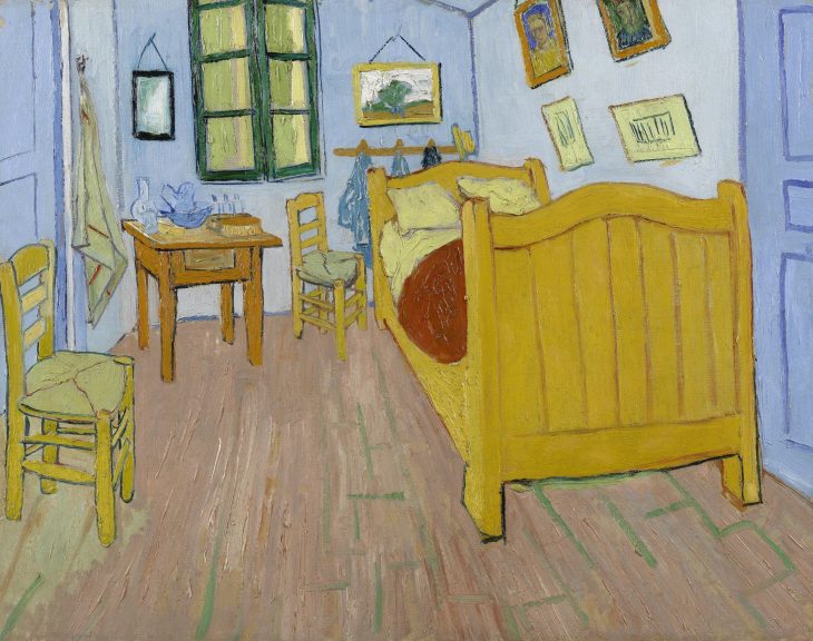 Van Gogh El dormitorio en Arlés 1888 primera versión