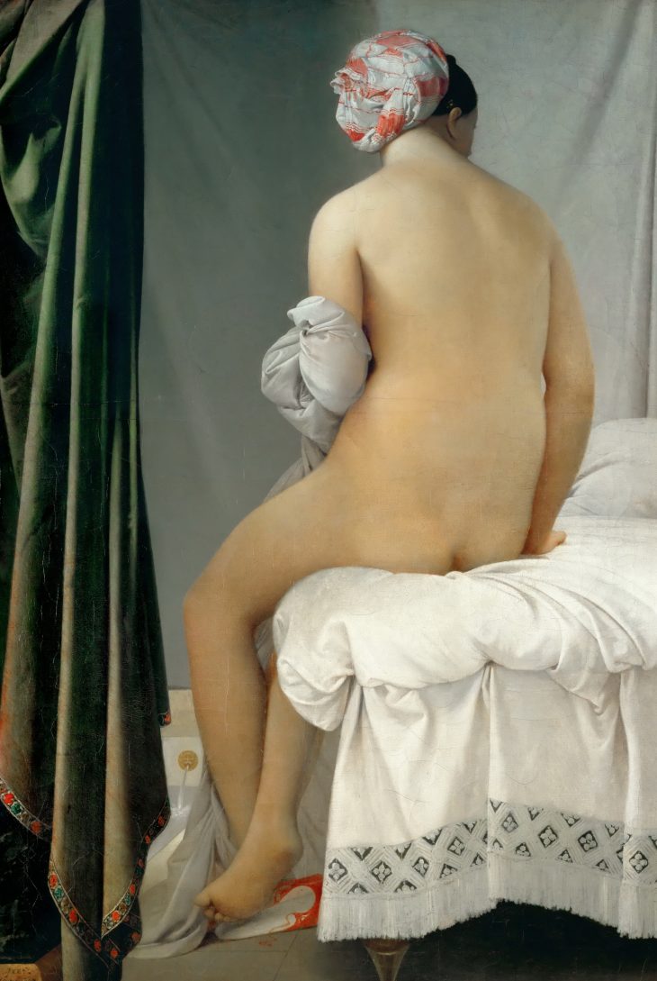 Ingres la bañista de Valpinçon 1808 adaptada